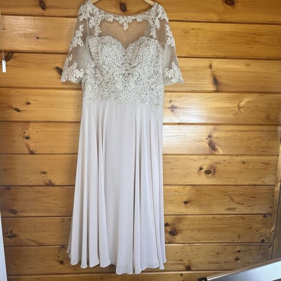 Montage By Mon Cheri Mother Of The Bride Prom Dress Lace Up Women’s Sequin 14 - Picture 1 of 10